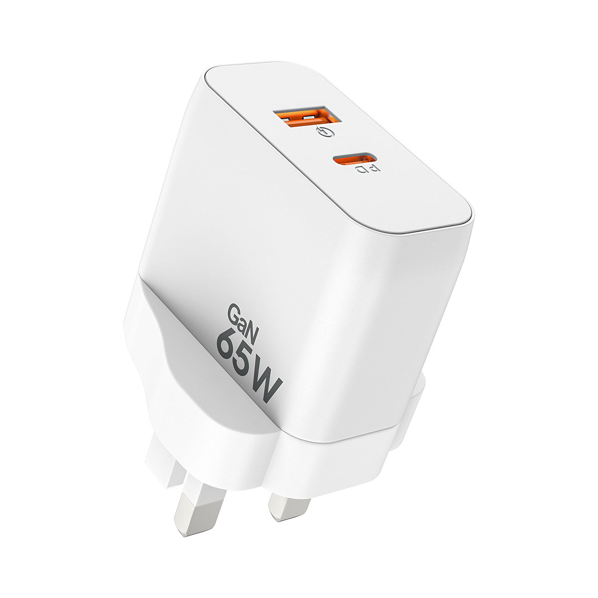 Eseekgo 65W GaN Wall Charger — Compact Dual-Port Ultra-Fast Charger for Laptops & Phones