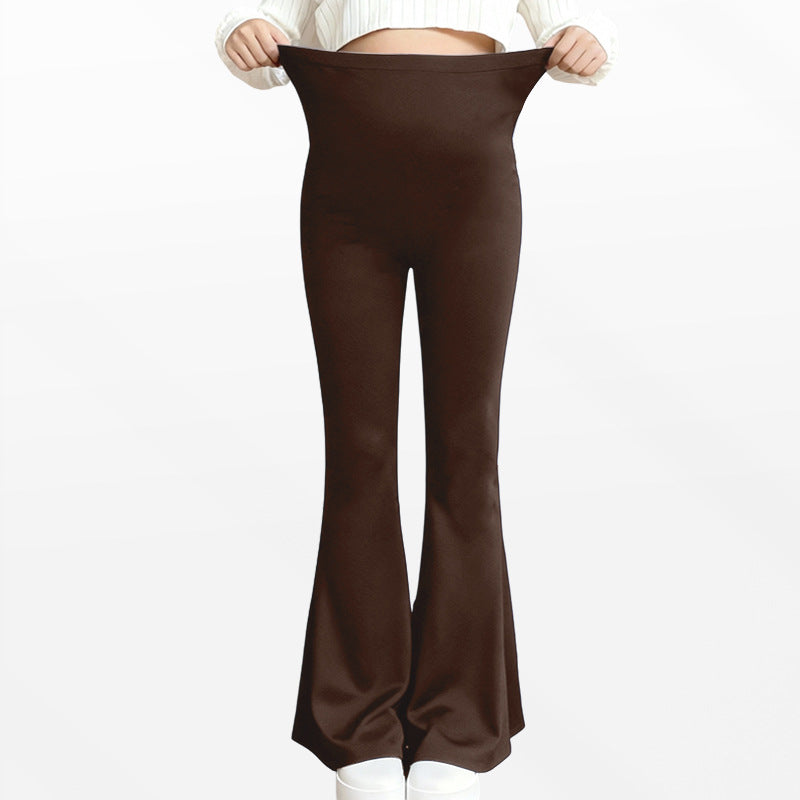 Cross-Border New Products: Maternity Leggings, Maternity Tight-Fitting Yoga Clothes, Flared Pants, Autumn and Winter New Products, High-Waisted Belly Support Outerwear