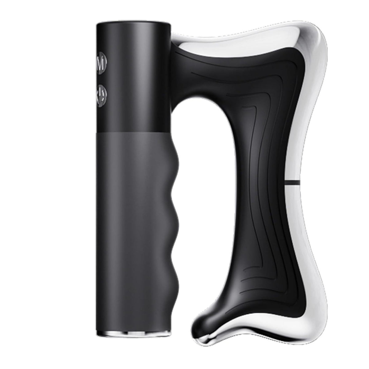 Cross-border Heated Electric Fascia Gun Massage Tool 9-Gear Meridian Brush Scraping Microcurrent Vibration Beauty Massage