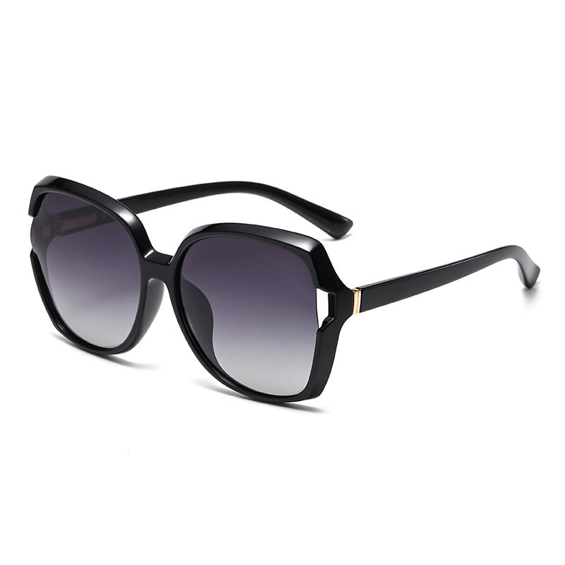 New TR90 ladies European and American fashion big frame sunglasses Amazon cross-border polarized sunglasses manufacturers wholesale