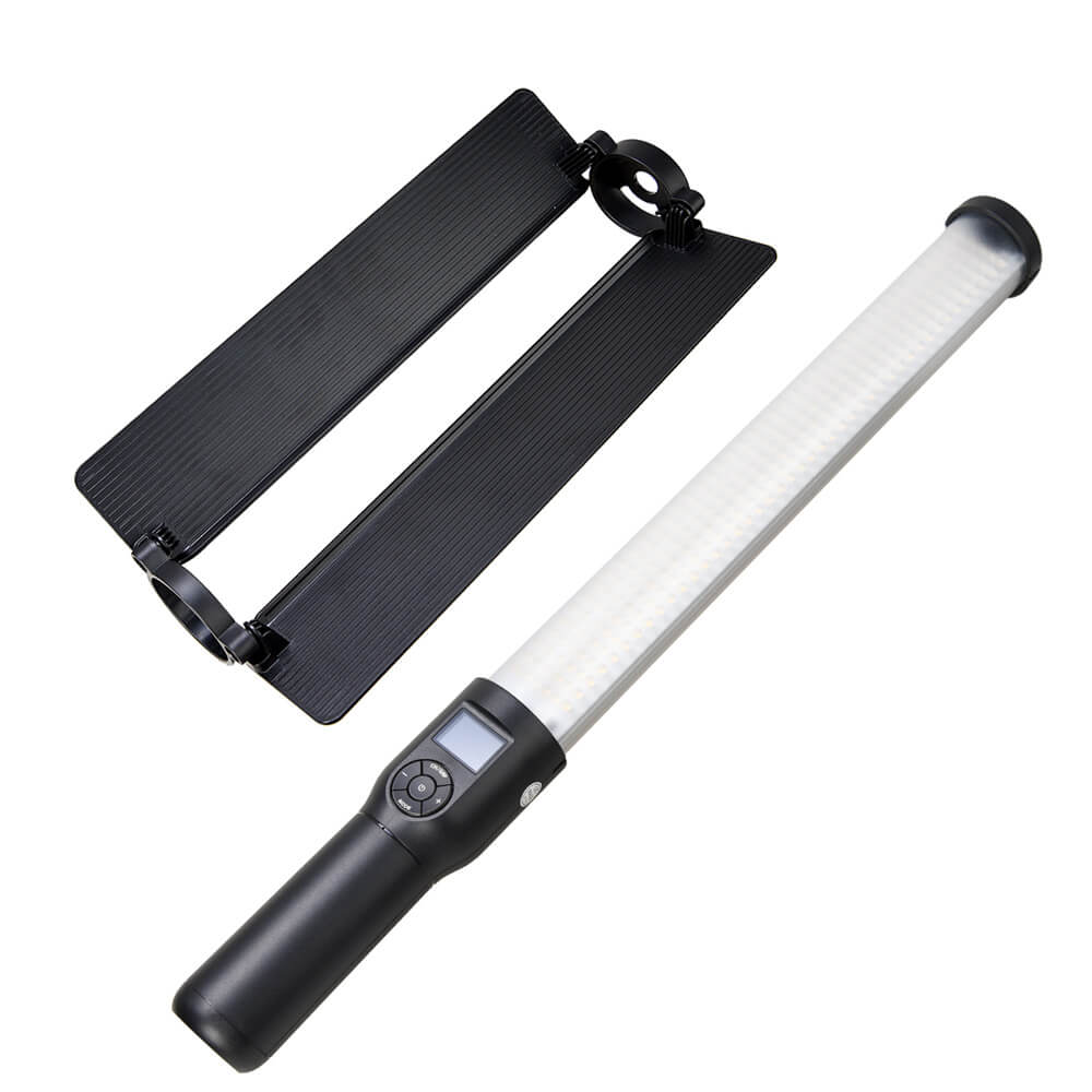 LC500 HandHeld LED Video Light Stick & Barn Door
