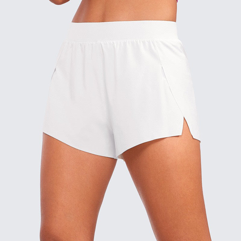 Breathable, Quick-Drying, Lightweight Fabric, Side Slit Sports Shorts, Versatile for Running and Fitness, Loose Fit and Super Comfortable