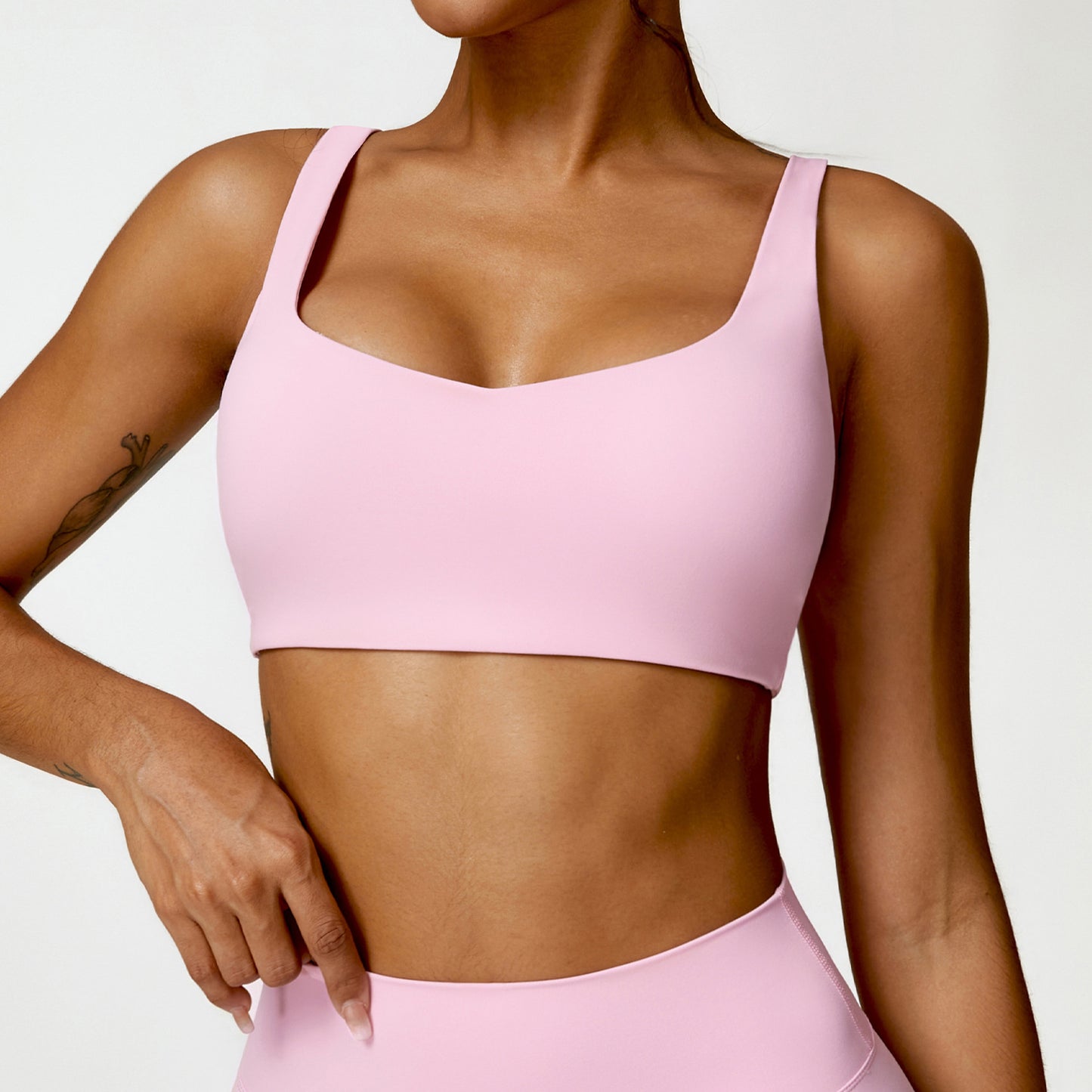Zechuang shockproof tight quick-drying yoga clothes bra running beauty back sports underwear nude fitness vest 8518