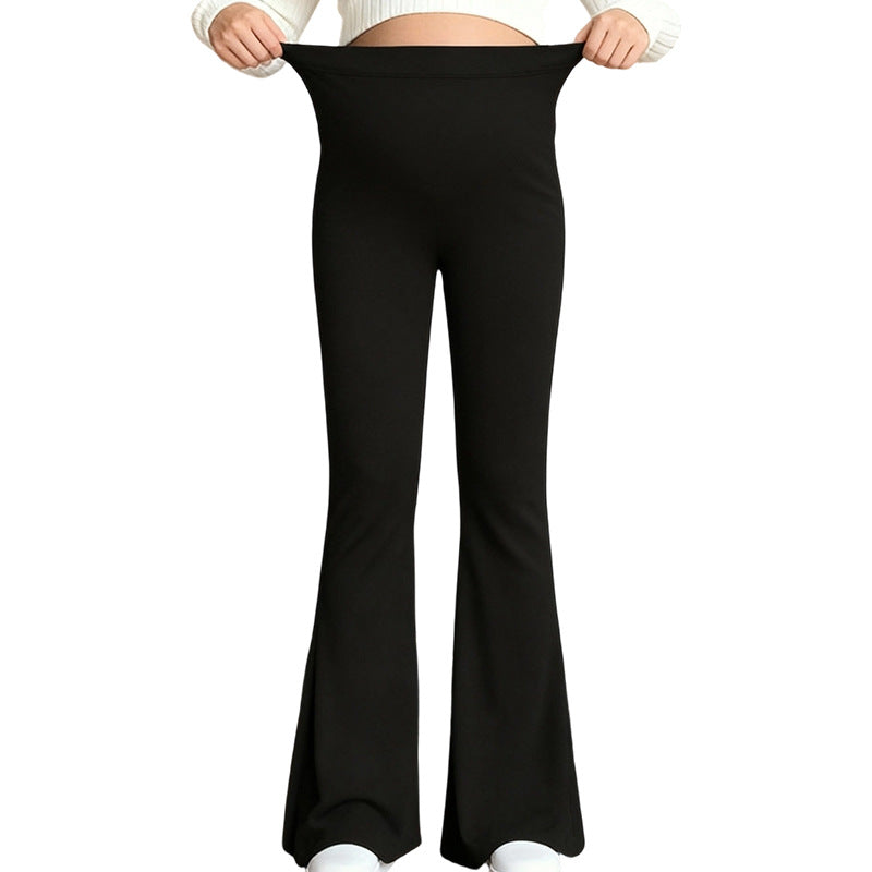 Cross-Border New Products: Maternity Leggings, Maternity Tight-Fitting Yoga Clothes, Flared Pants, Autumn and Winter New Products, High-Waisted Belly Support Outerwear