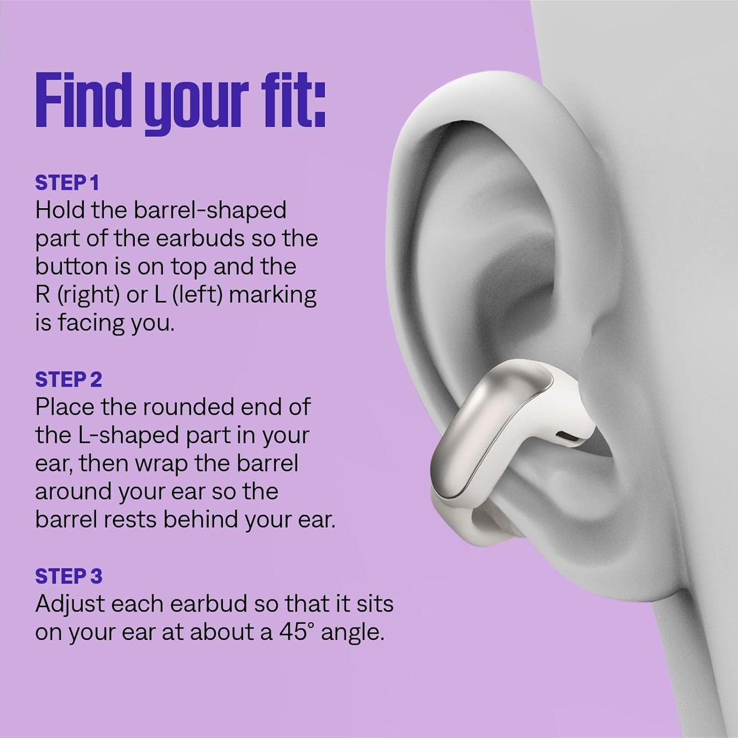 Bose Ultra Open Earbuds (Moonstone Blue)