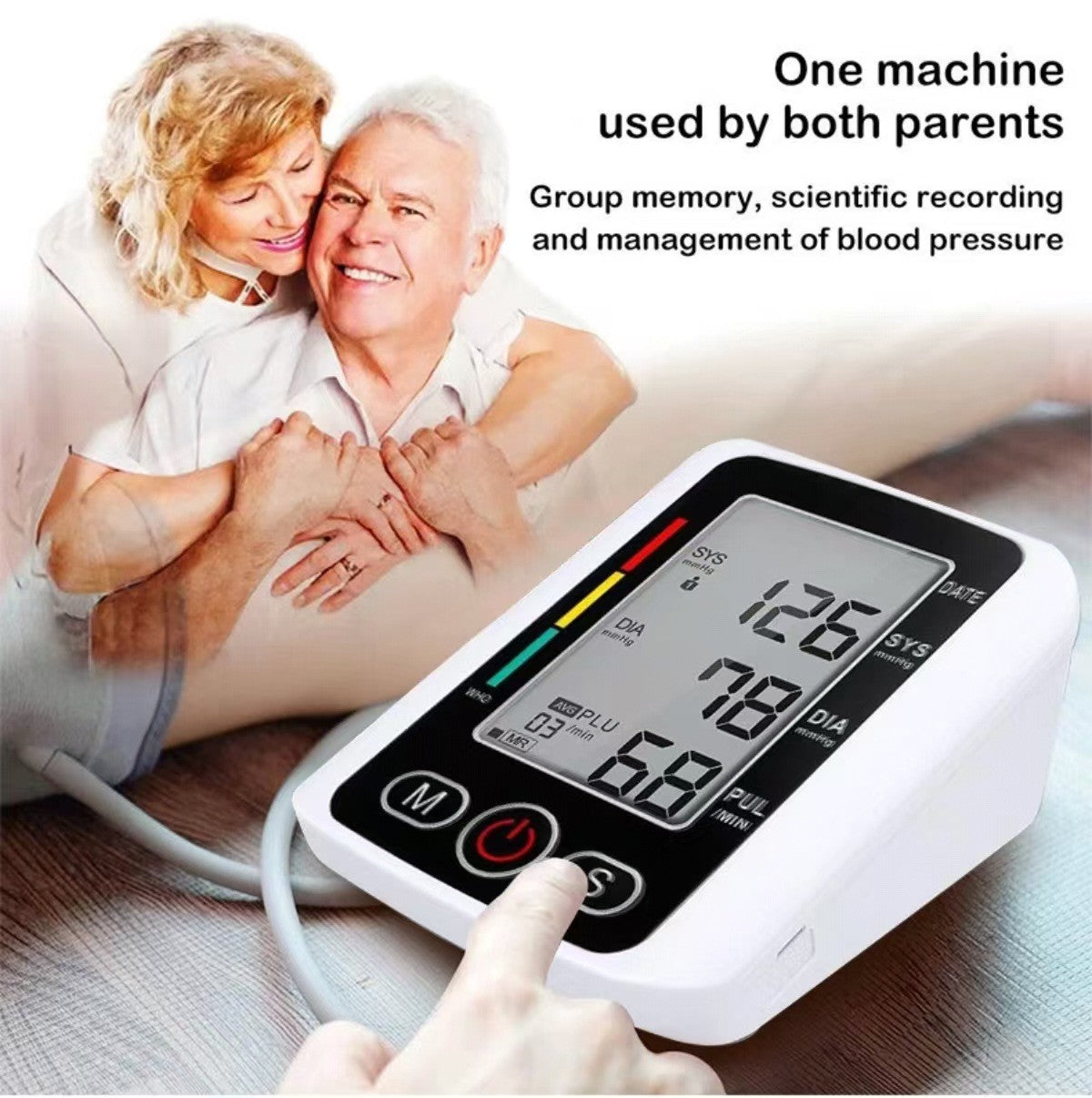 Digital Blood Pressure Monitor Automatic Arm Pulse Meter Voice Talking BP Machine(US Logistics only For USPS.TK/TMEU only For self-pickup)(Platform policies vary; relevant qualifications are attached via link, please do not list products without required