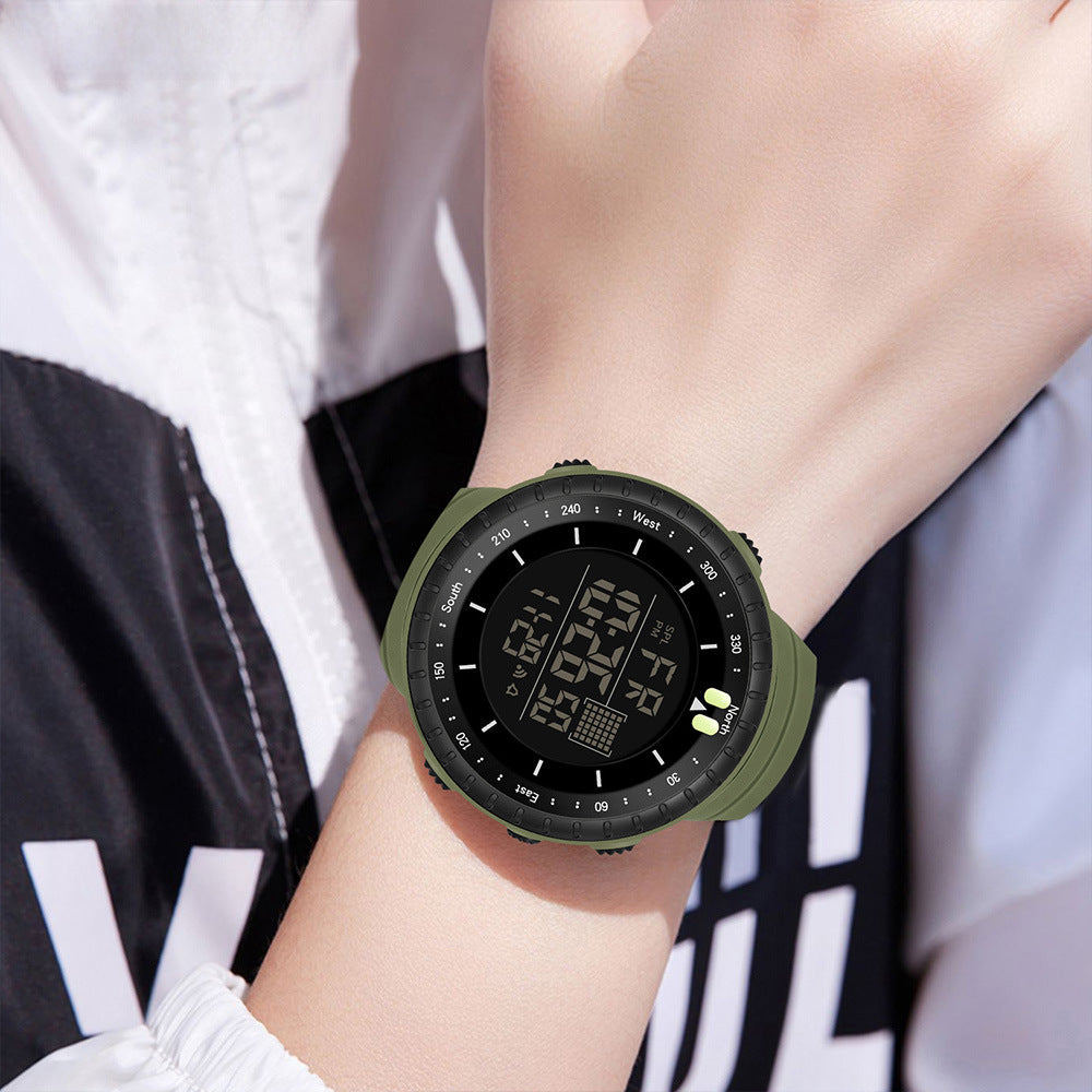 Factory Product Synoke Sports Electronic Watch Outdoor Mountaineering Multi-Functional Luminous Waterproof Large Dial Fashionable Commuter Watch