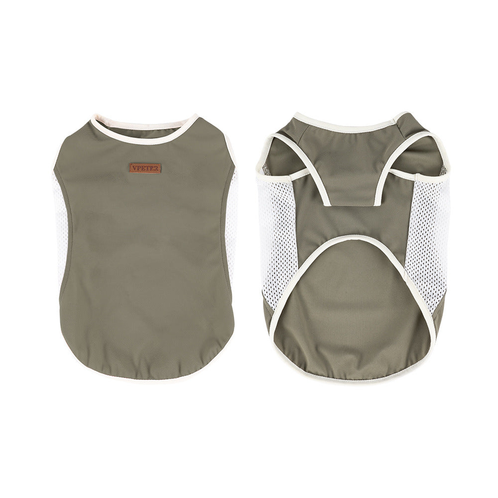 Dog Sun Protection Clothing Spring and Summer Mesh Breathable