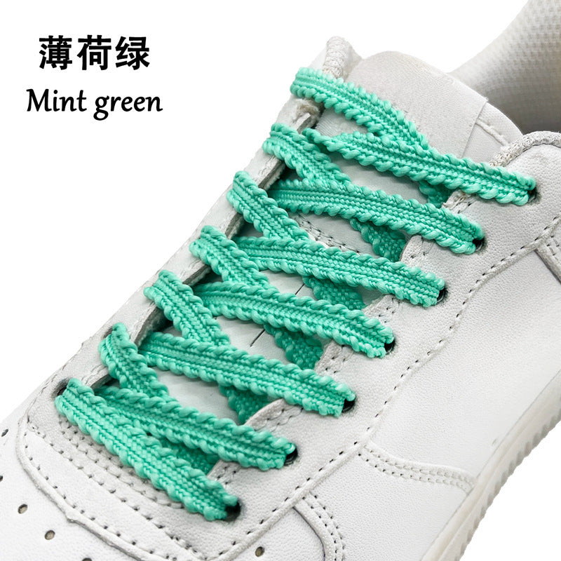 sneaker Wheat Ears Color Shoe Rope Lace Personalized Trendy Men's and Women's sneaker Shoelaces Adaptable Canvas Shoes Sneakers