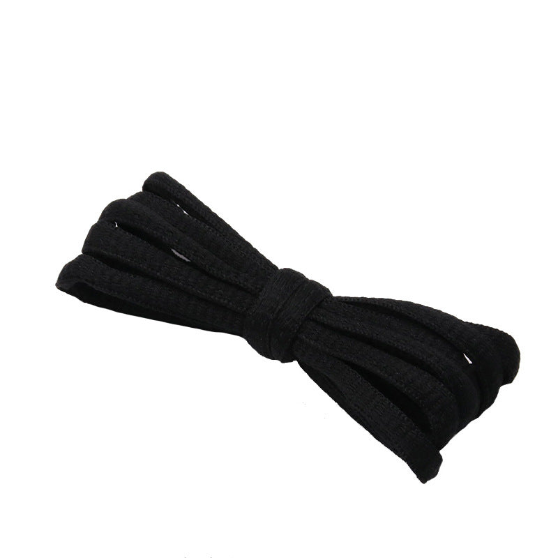 Kurojin Polyester Semi-Circular Shoelaces 6mm Wide Casual Shoes Sneakers Sports Shoes Canvas Shoes Tensile Strength 50N