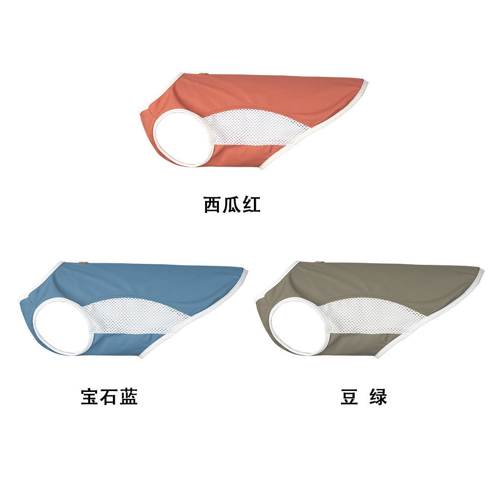 Dog Sun Protection Clothing Spring and Summer Mesh Breathable