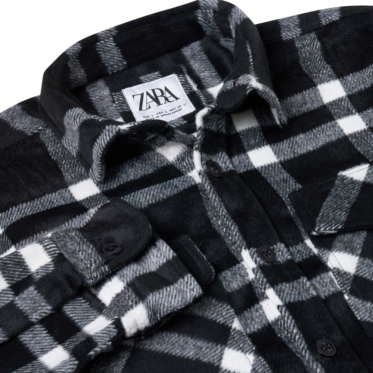 Ex High Street Brushed Cotton Overshirt