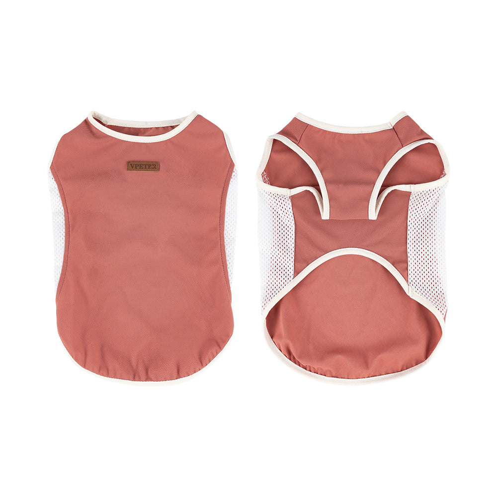 Dog Sun Protection Clothing Spring and Summer Mesh Breathable