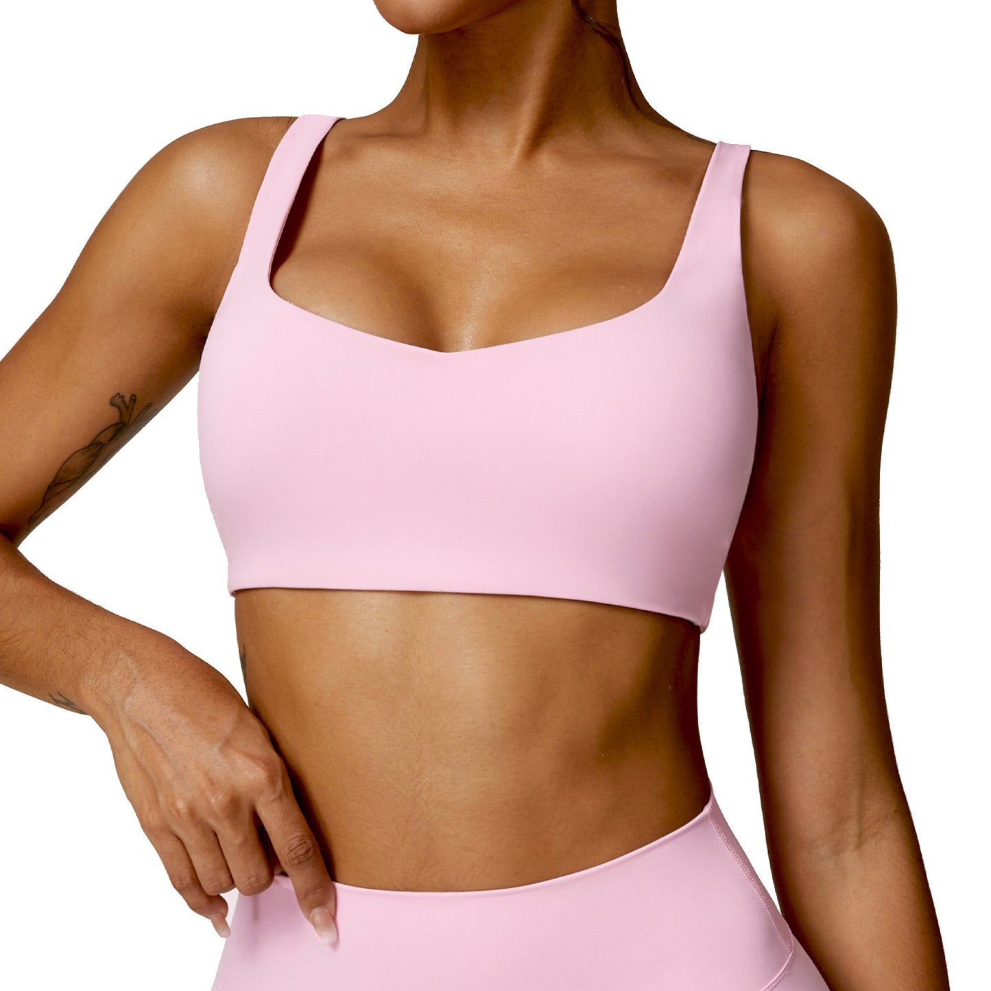 Zechuang shockproof tight quick-drying yoga clothes bra running beauty back sports underwear nude fitness vest 8518