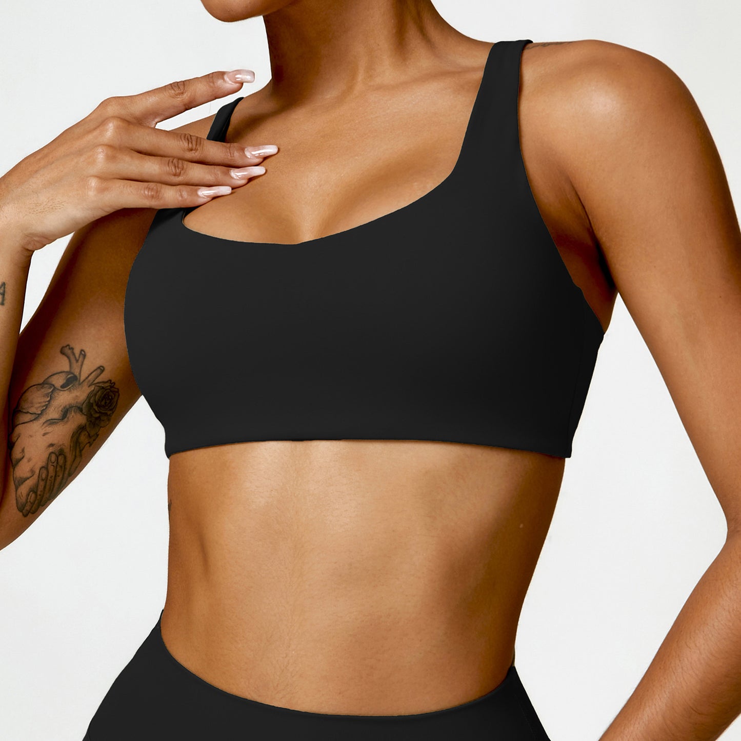 Zechuang shockproof tight quick-drying yoga clothes bra running beauty back sports underwear nude fitness vest 8518