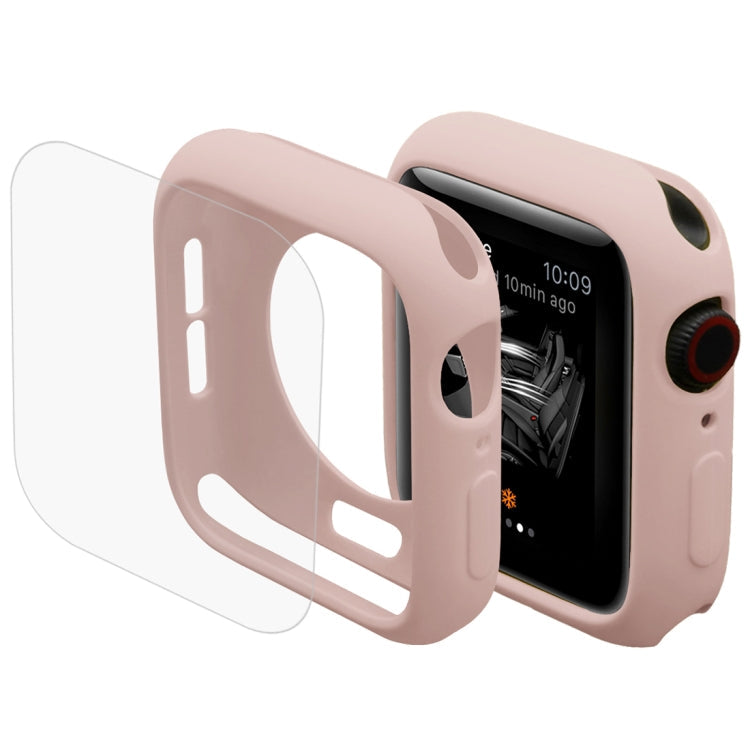ENKAY Hat-Prince 2 in 1 TPU Semi-clad Protective Shell + 3D Full Screen PET Curved Heat Bending HD Screen Protector for Apple Watch Series 6 / 5 / 4 / SE3 / 2 / 1 40mm, 40mm