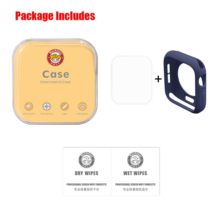 ENKAY Hat-Prince 2 in 1 TPU Semi-clad Protective Shell + 3D Full Screen PET Curved Heat Bending HD Screen Protector for Apple Watch Series 6 / 5 / 4 / SE3 / 2 / 1 40mm, 40mm