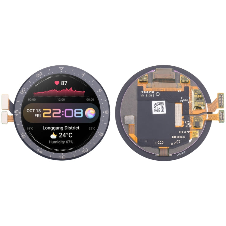 Original LCD Screen and Digitizer Full Assembly for Huawei Watch 3 Pro, For Huawei Watch 3 Pro(Original)