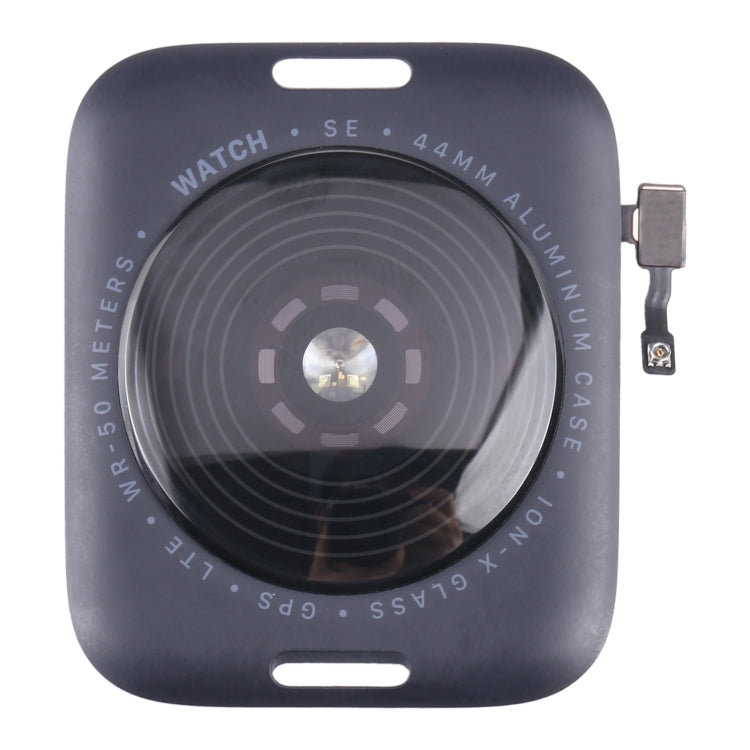 Glass Back Cover With Wireless Charging Coil For Apple Watch Series SE 2022 44mm GPS Edition, For Watch Series SE 2022 44mm GPS