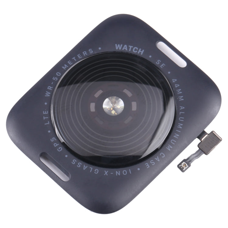 Glass Back Cover With Wireless Charging Coil For Apple Watch Series SE 2022 44mm GPS Edition, For Watch Series SE 2022 44mm GPS
