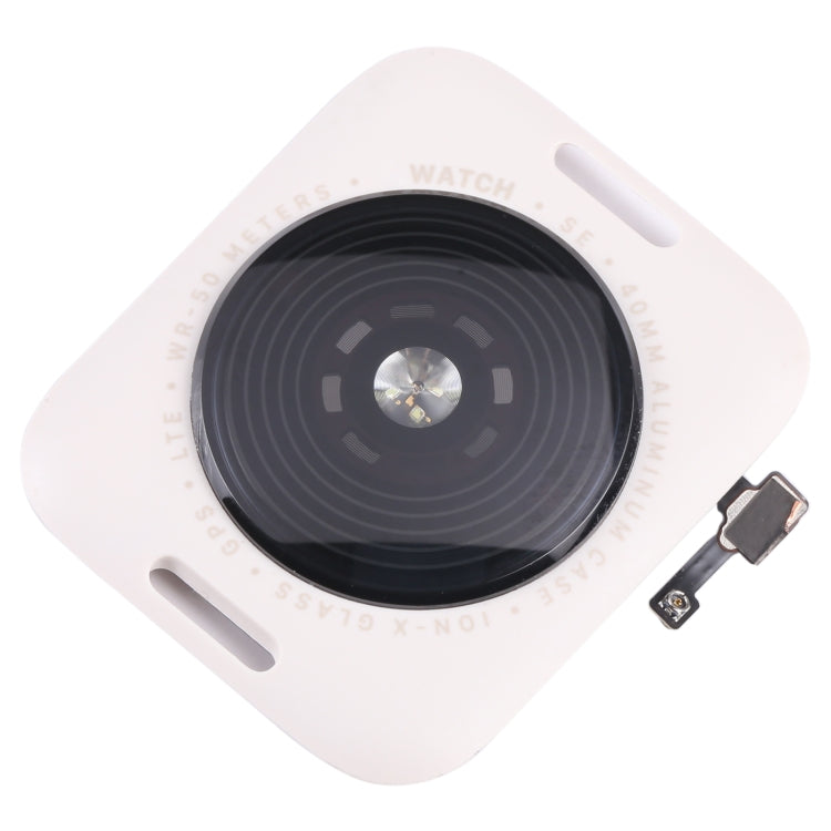 Glass Back Cover With Wireless Charging Coil For Apple Watch Series SE 2022 40mm LTE Edition, For Watch Series SE 2022 40mm LTE
