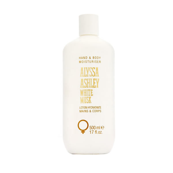 Alyssa Ashley White Musk Hand and Body Moisturiser 500ml