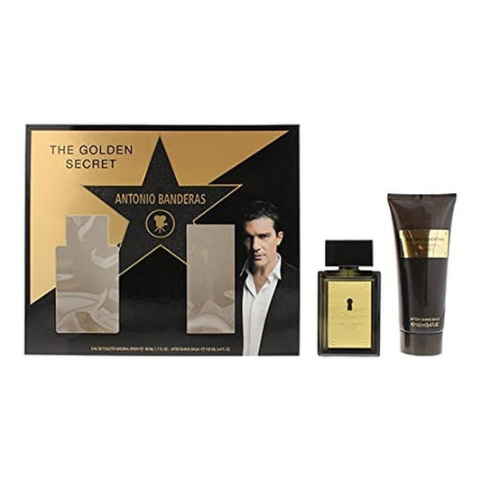 Antonio Banderas The Golden Secret Gift Set 50ml EDT + 100ml A/Shave Balm