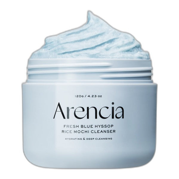 Arencia Fresh Blue Hyssop Rice Mochi Cleanser 120g