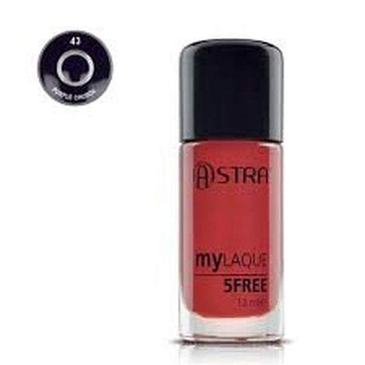Astra My Laque 5 Free Nail Polish 12ml - 43 Purple Church