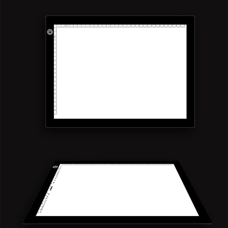 A4 Size 5W 5V LED LED Stepless Dimmable Acrylic Copy Boards for Anime Sketch Drawing Sketchpad, with USB Cable , Size：220x330x5mm, Stepless Dimmable
