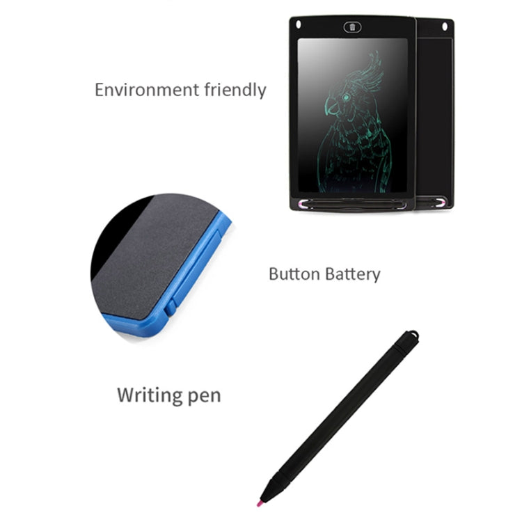 Portable 8.5 inch LCD Writing Tablet Drawing Graffiti Electronic Handwriting Pad Message Graphics Board Draft Paper with Writing Pen, 8.5 inch White, 8.5 inch Black, 8.5 inch Green, 8.5 inch Blue, 8.5 inch Red