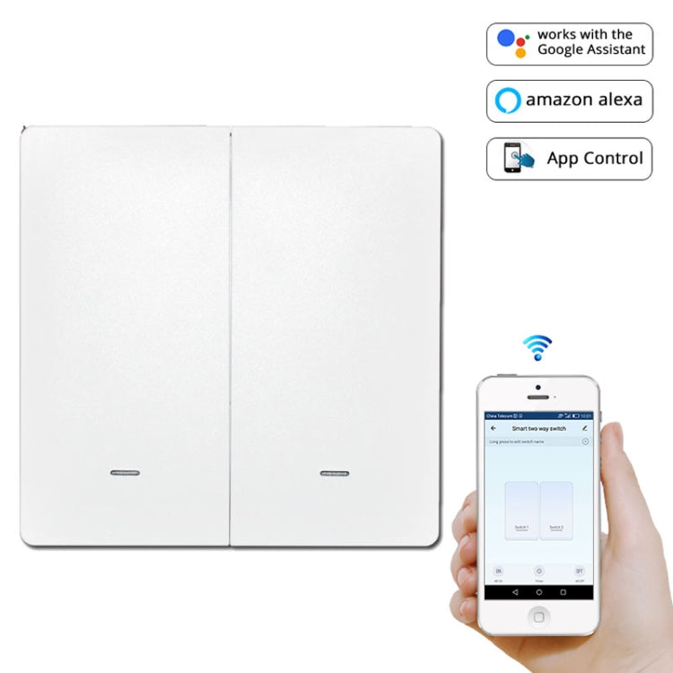 2 Buttons Intelligent Switch Smart Wall Switch, 2 Buttons