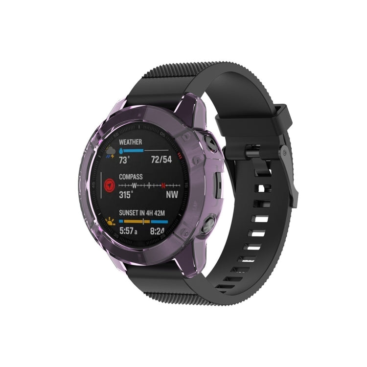 For Garmin Fenix 6 TPU Half Coverage Smart Watch Protevtice Case, For Garmin Fenix 6