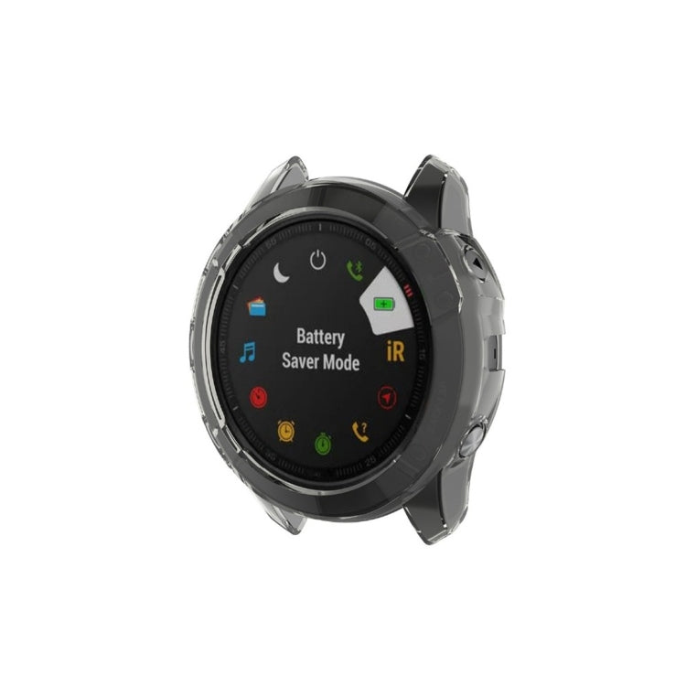 For Garmin Fenix 6X TPU Half Coverage Smart Watch Protevtice Case, For Garmin Fenix 6X