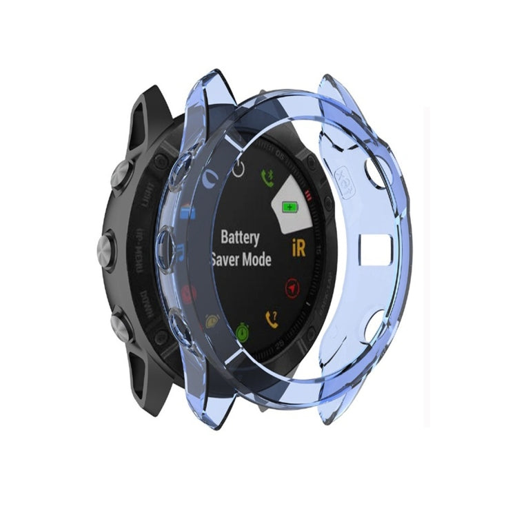 For Garmin Fenix 6X TPU Half Coverage Smart Watch Protevtice Case, For Garmin Fenix 6X