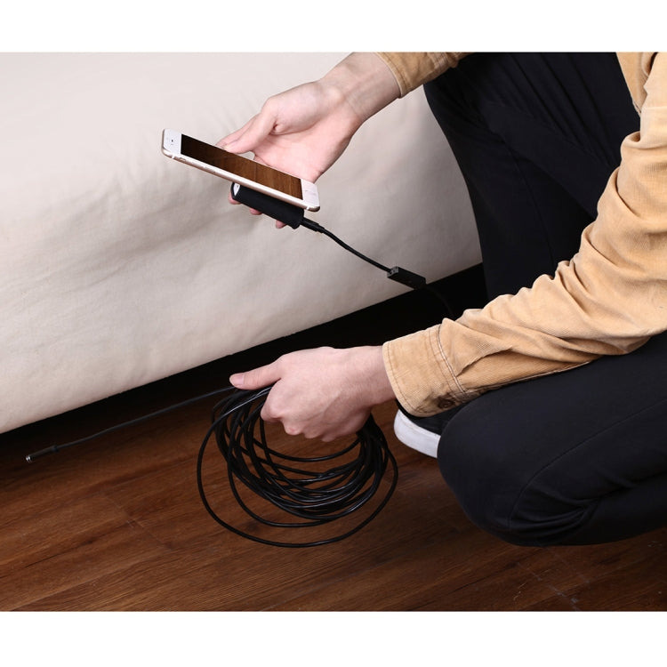 YPC110 8mm 2.0MP HD Camera WiFi Endoscope Snake Tube Inspection Camera with 8 LED, Waterproof IP68, Lens Diameter: 8mm, Length: 2m, Hard Line, 2m Hard Line