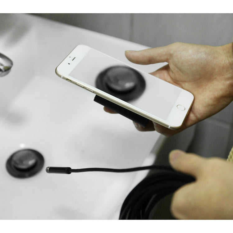 YPC110 8mm 2.0MP HD Camera WiFi Endoscope Snake Tube Inspection Camera with 8 LED, Waterproof IP68, Lens Diameter: 8mm, Length: 2m, Hard Line, 2m Hard Line