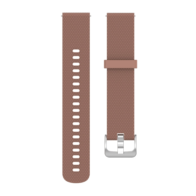 18mm Texture Silicone Wrist Strap Watch Band for Fossil Female Sport / Charter HR / Gen 4 Q Venture HR
