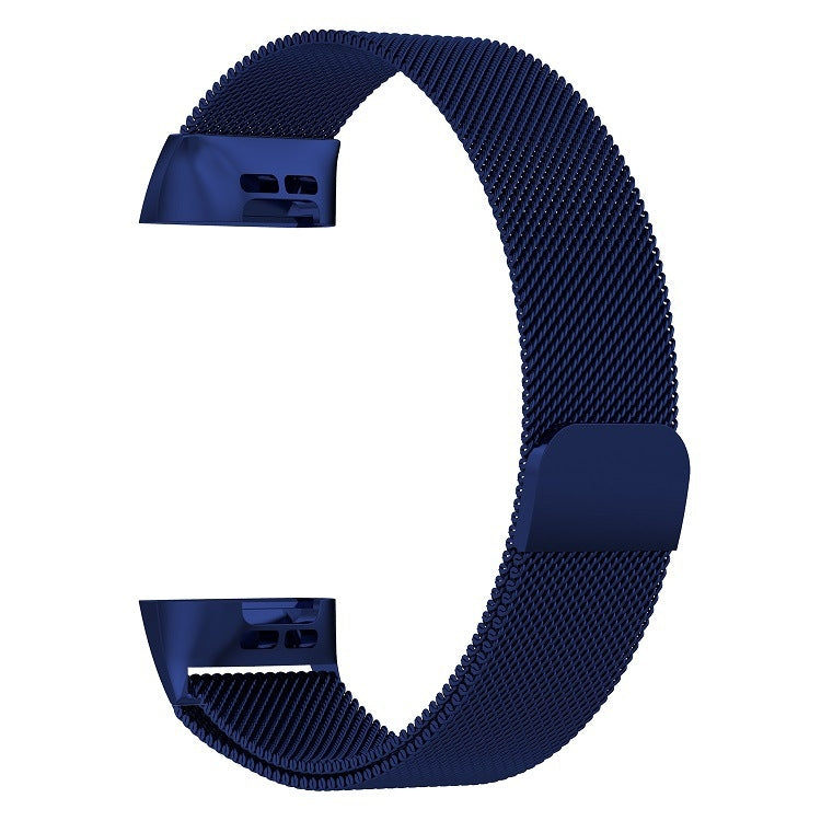 Stainless Steel Magnet Watch Band for FITBIT Charge 3, Size:Small, 187x18mm