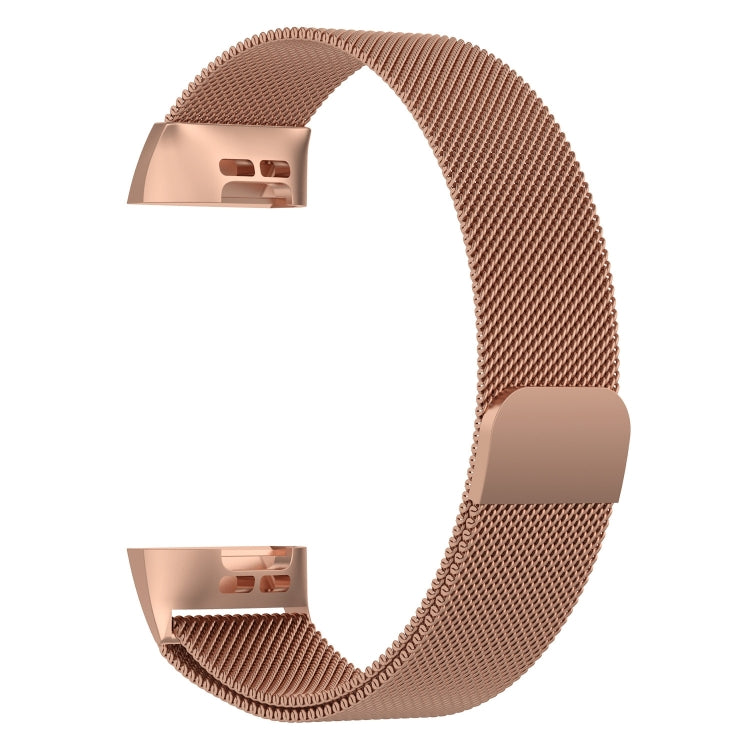Stainless Steel Magnet Watch Band for FITBIT Charge 3, Size:Large, 217x18mm