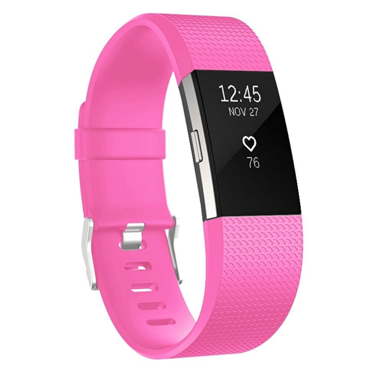 Square Pattern Adjustable Sport Watch Band for FITBIT Charge 2, Size: L, 12.5x8.5cm, L, Blue, L, White, L, Aqua Blue, L, Black, L, Light Pink, L, Light Purple, L, Mint Green, L, Coral Red, L, Navy Blue, L, Dark Purple, L, Purple, L, Cyan, L, Pink, L, R...
