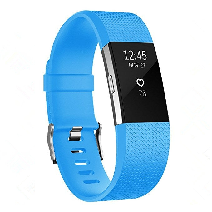 Square Pattern Adjustable Sport Watch Band for FITBIT Charge 2, Size: L, 12.5x8.5cm, L, Blue, L, White, L, Aqua Blue, L, Black, L, Light Pink, L, Light Purple, L, Mint Green, L, Coral Red, L, Navy Blue, L, Dark Purple, L, Purple, L, Cyan, L, Pink, L, R...
