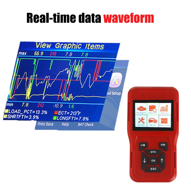 TK209 Car Mini Code Reader OBD2 Fault Detector Diagnostic Tool, TK209