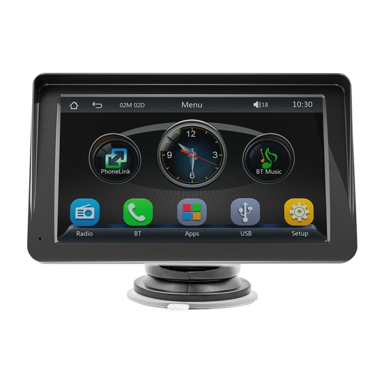 B5300 7 inch Wireless CarPlay Car Bluetooth MP5 Player, Support Mobile Phone Interconnection with Remote Control, B5300 with Remote Control