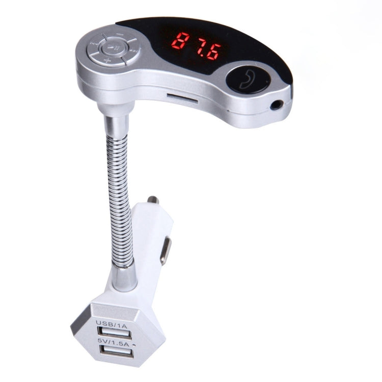 GT86 Dual USB Charger Car Bluetooth FM Transmitter Kit, Support LCD Display / TF Card Music Play / Hands-free, GT86 (Gold), GT86 (Silver), GT86 (Black)