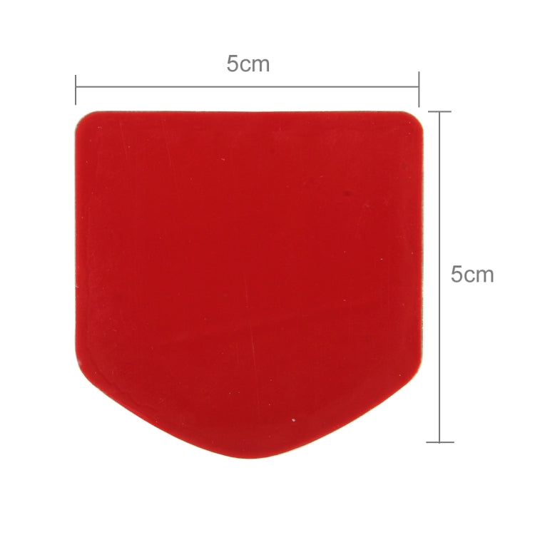 Shield Shape Metal Car Badge Decorative Sticker, Size: Small, French Flag, Italy Flag 2