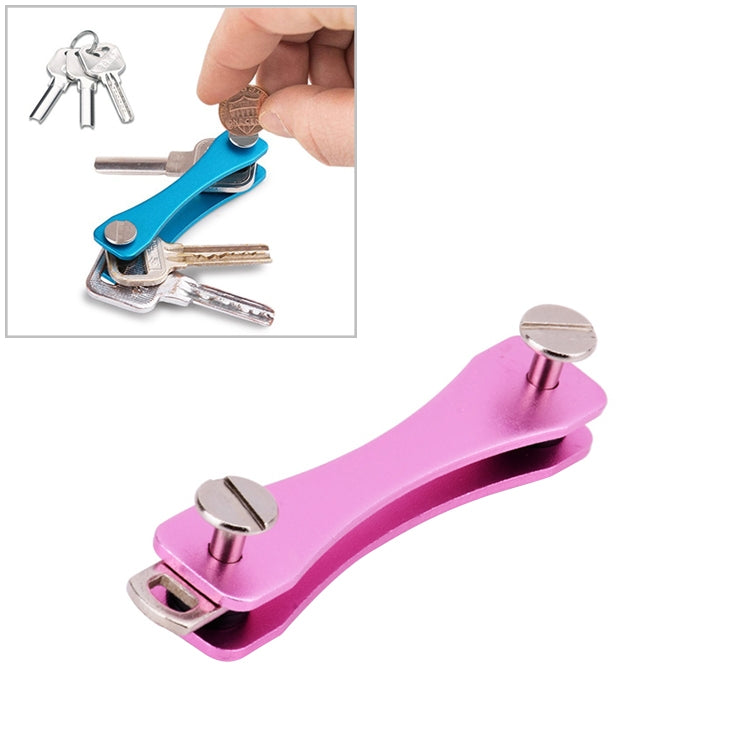 Portable Metal Key Storage Clip, (Black), (Orange), (Pink), (Green), (Grey), (Red)