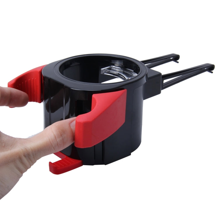 SHUNWEI SD-1027 Car Auto Multi-functional ABS Air Vent Drink Holder Bottle Cup Holder Phone Holder Mobile Mount, SD-1027(Red)