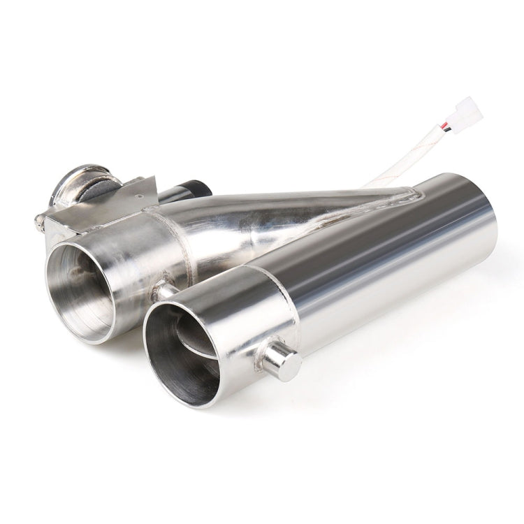 CNSPEED Y Shape 2 In 1 Car Remote Control Electric Exhaust Valve Pipe, Size: 2.5 inch, Size: 2.5 inch