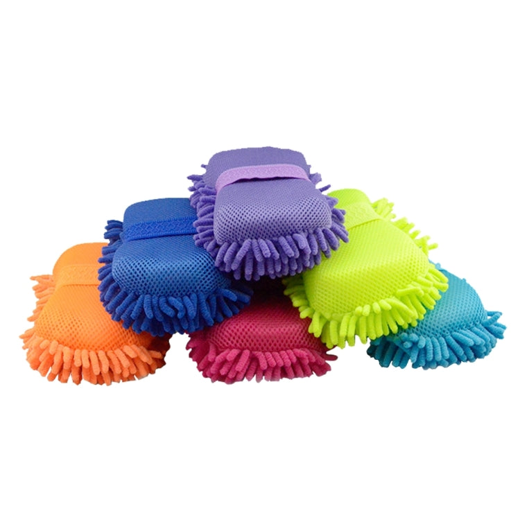 KANEED Ultrafine Fiber Chenille Anthozoan Car Washing Gloves Multi-functional Magic Car Brush (Random Color Delivery), Car Washing Gloves
